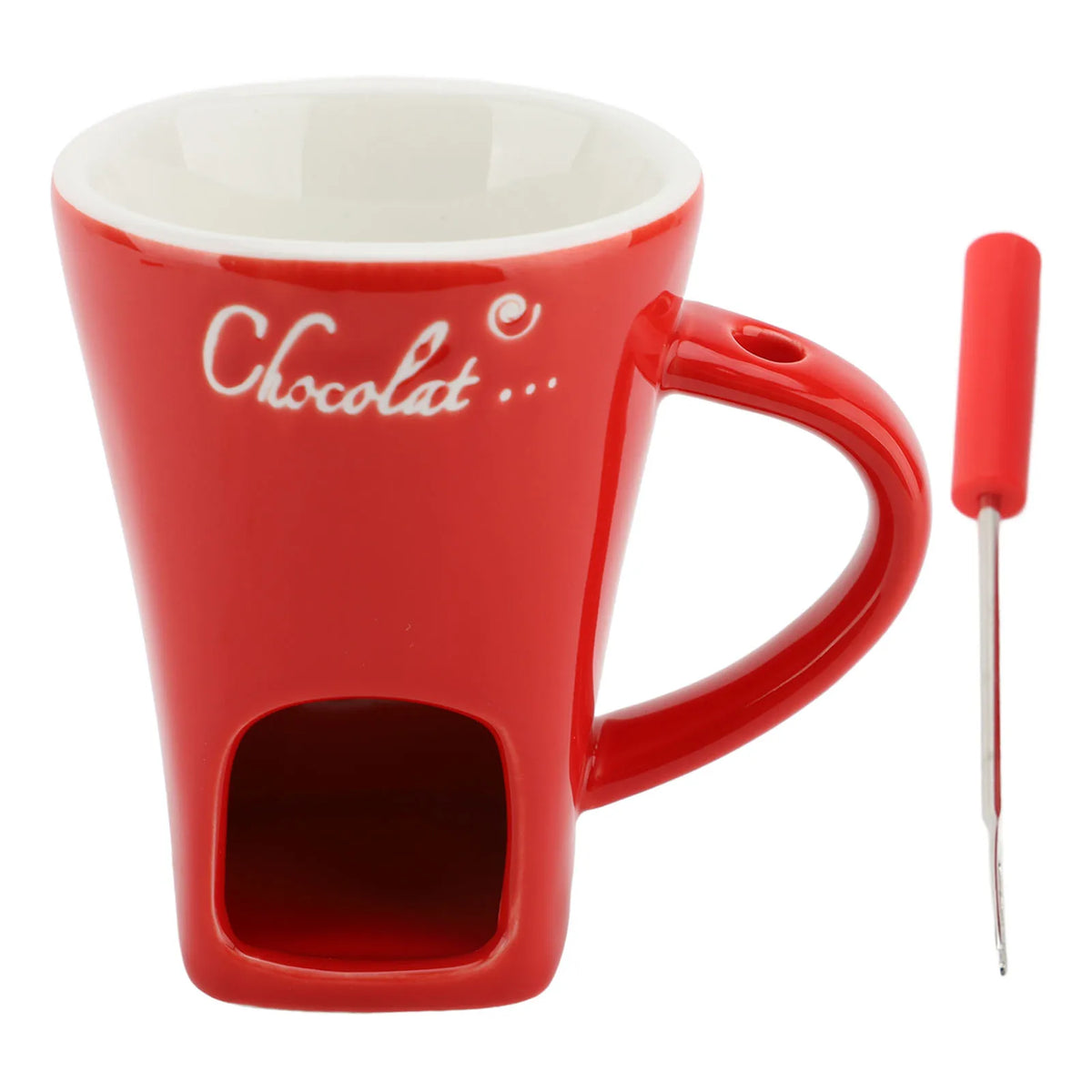 Taza para fondue de chocolate, regalo de Navidad para parejas