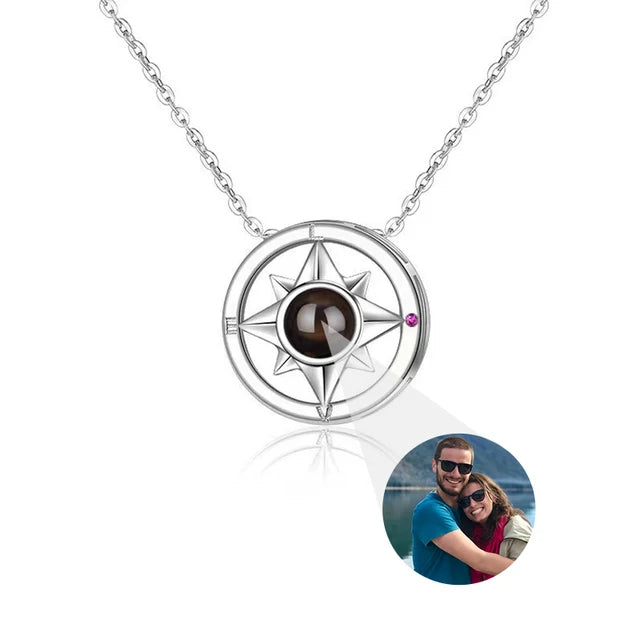Collar personalizado con fotografía en plata, oro u oro rosa