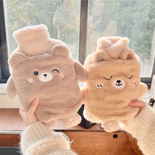 Bolsa de agua caliente de peluche, regalo para los días de frío