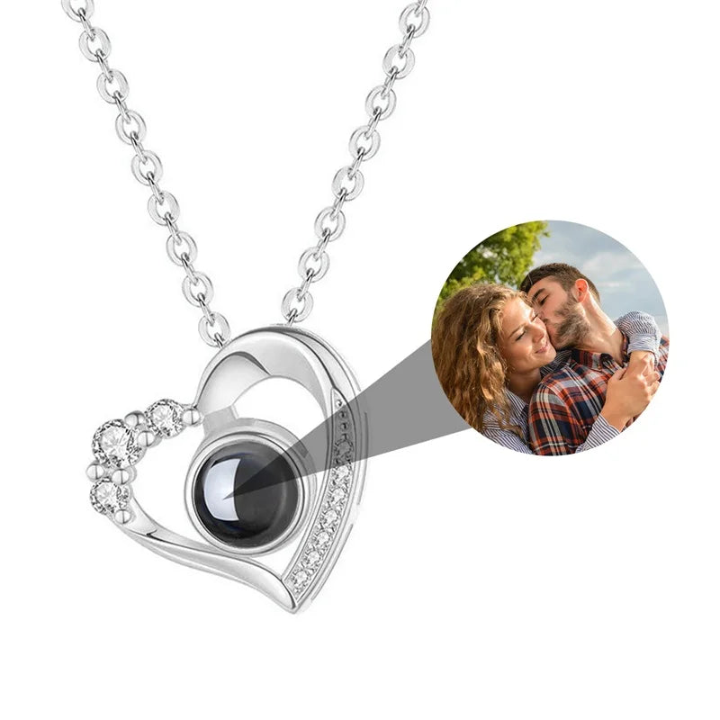 Collar con foto personalizado, regalo para parejas