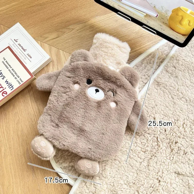 Bolsa de agua caliente de peluche, regalo de Navidad