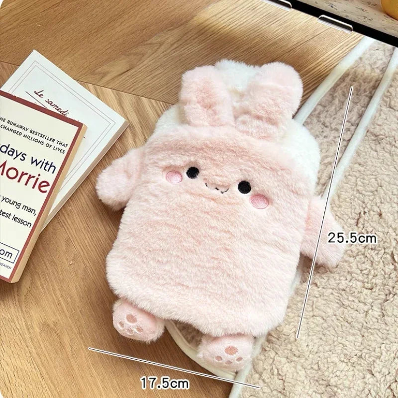 Bolsa de agua caliente de peluche de 400 ml y 750 ml