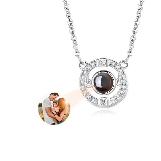 Collar personalizado con foto, regalo de Navidad