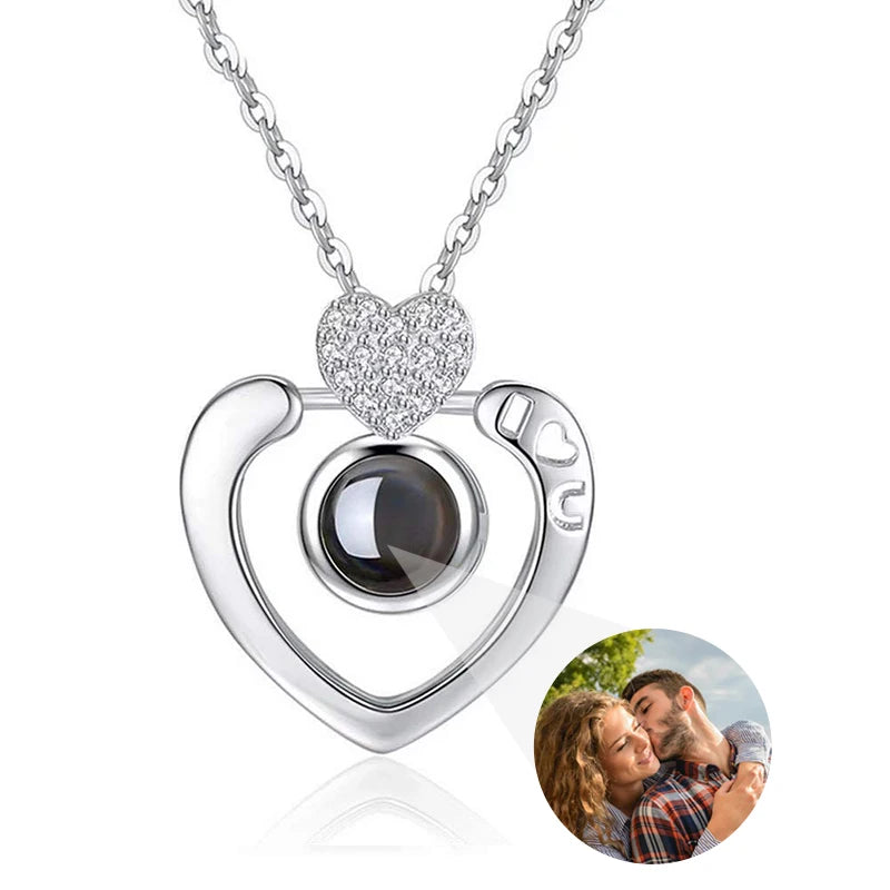 Collar con foto personalizado, regalo para parejas
