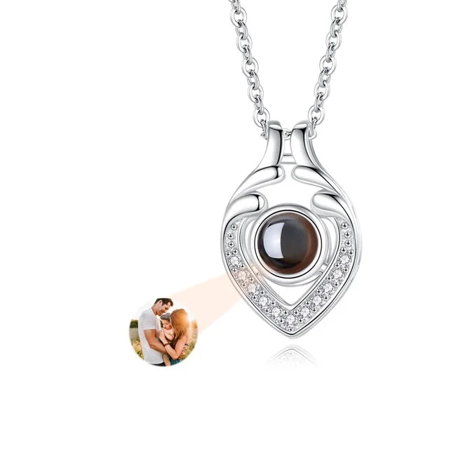 Collar personalizado con foto, regalo de Navidad